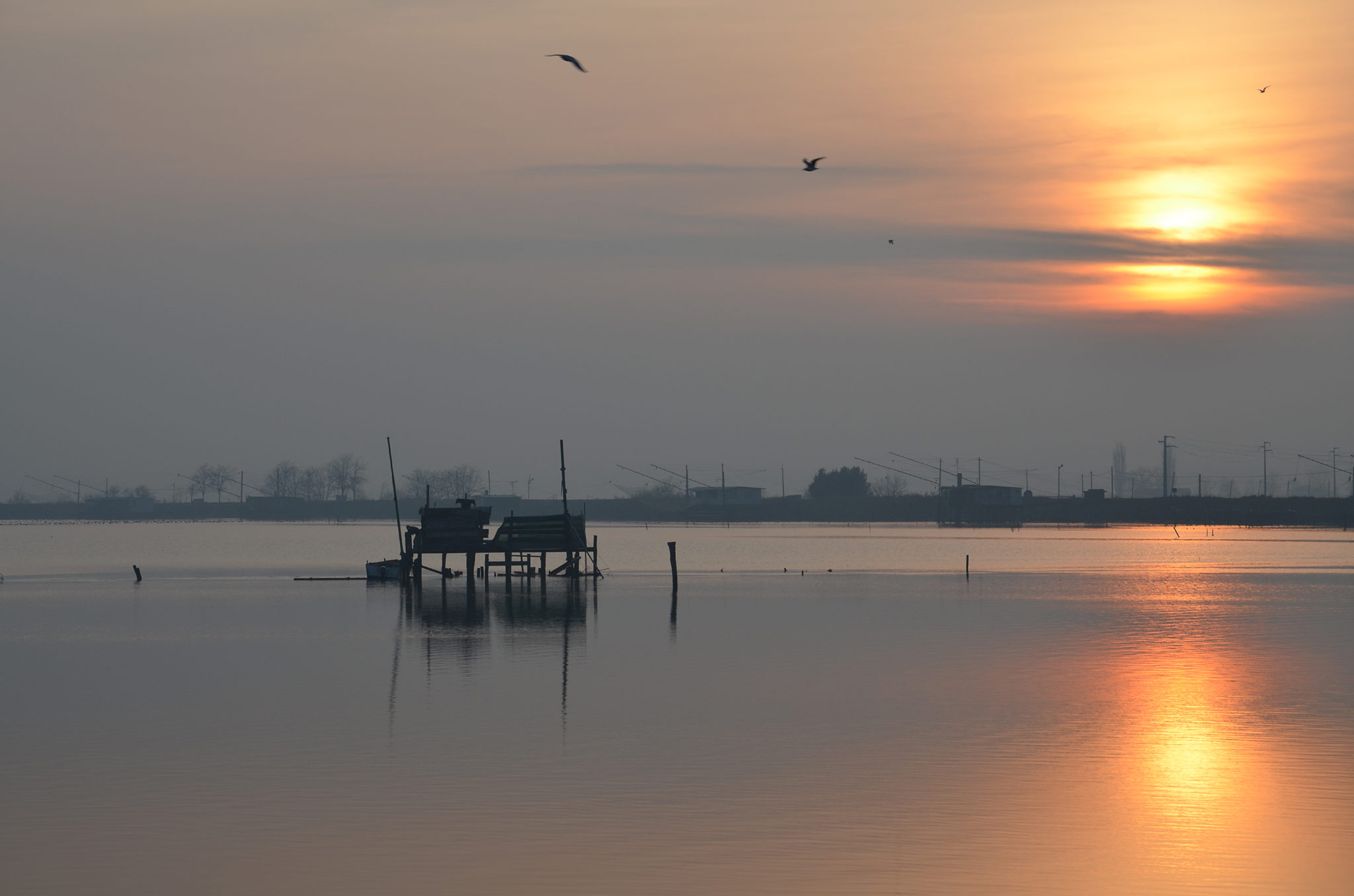 Tramonto sulle Valli di Comacchio (Photo license: CC BY-NC-SA 2.0)